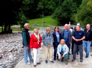 Odhajanje ob sotočju Idrijce in Bele